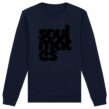 Unisex Organic Sweatshirt – Black Print